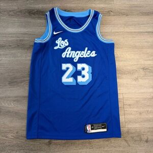 NBA Royal Blue Swingman Jersey 23, Nike LeBron 2020, Los Angeles 40/S lakers